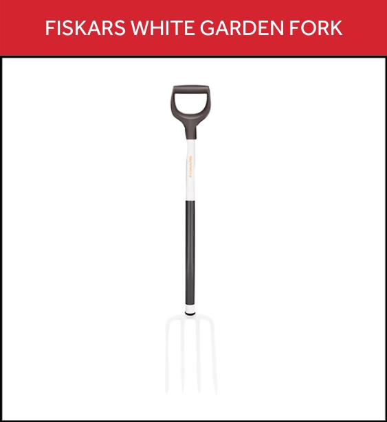 Fiskars white garden fork